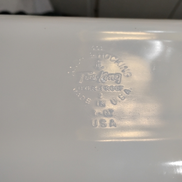 Vintage Anchor Hocking Fire King Oven Proof 1 Qt Rectangular Casserole - Picture 5 of 5
